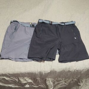 Little Donkey Men's Black and Gray Shorts Bundle size L